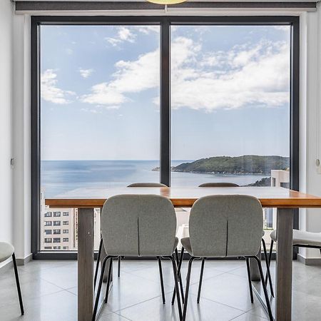 Modern Top Floor Sea View 3Br With Pools, Spa & Fitness Bečići Kültér fotó