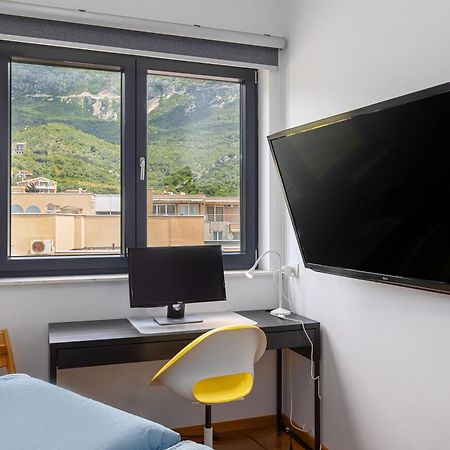 Modern Top Floor Sea View 3Br With Pools, Spa & Fitness Bečići Kültér fotó