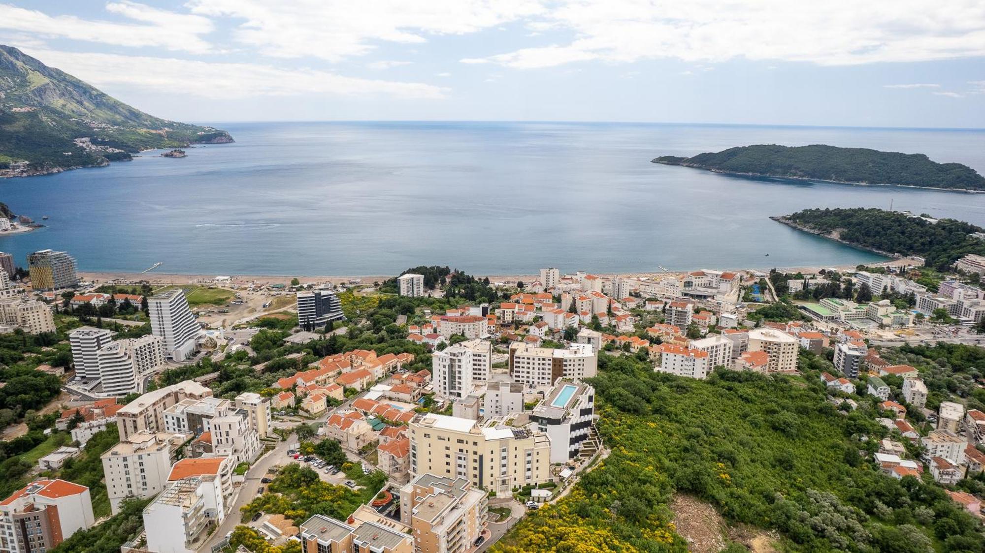 Modern Top Floor Sea View 3Br With Pools, Spa & Fitness Bečići Kültér fotó