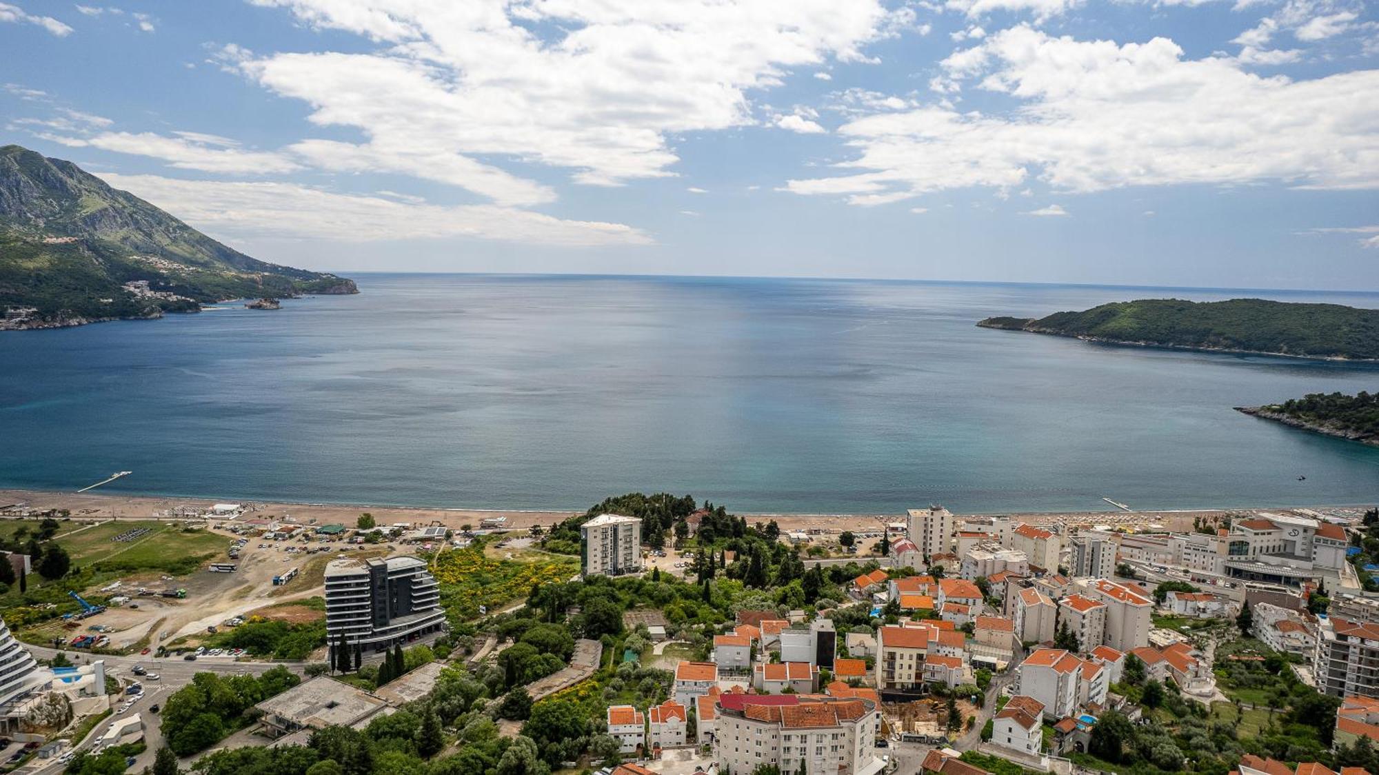 Modern Top Floor Sea View 3Br With Pools, Spa & Fitness Bečići Kültér fotó