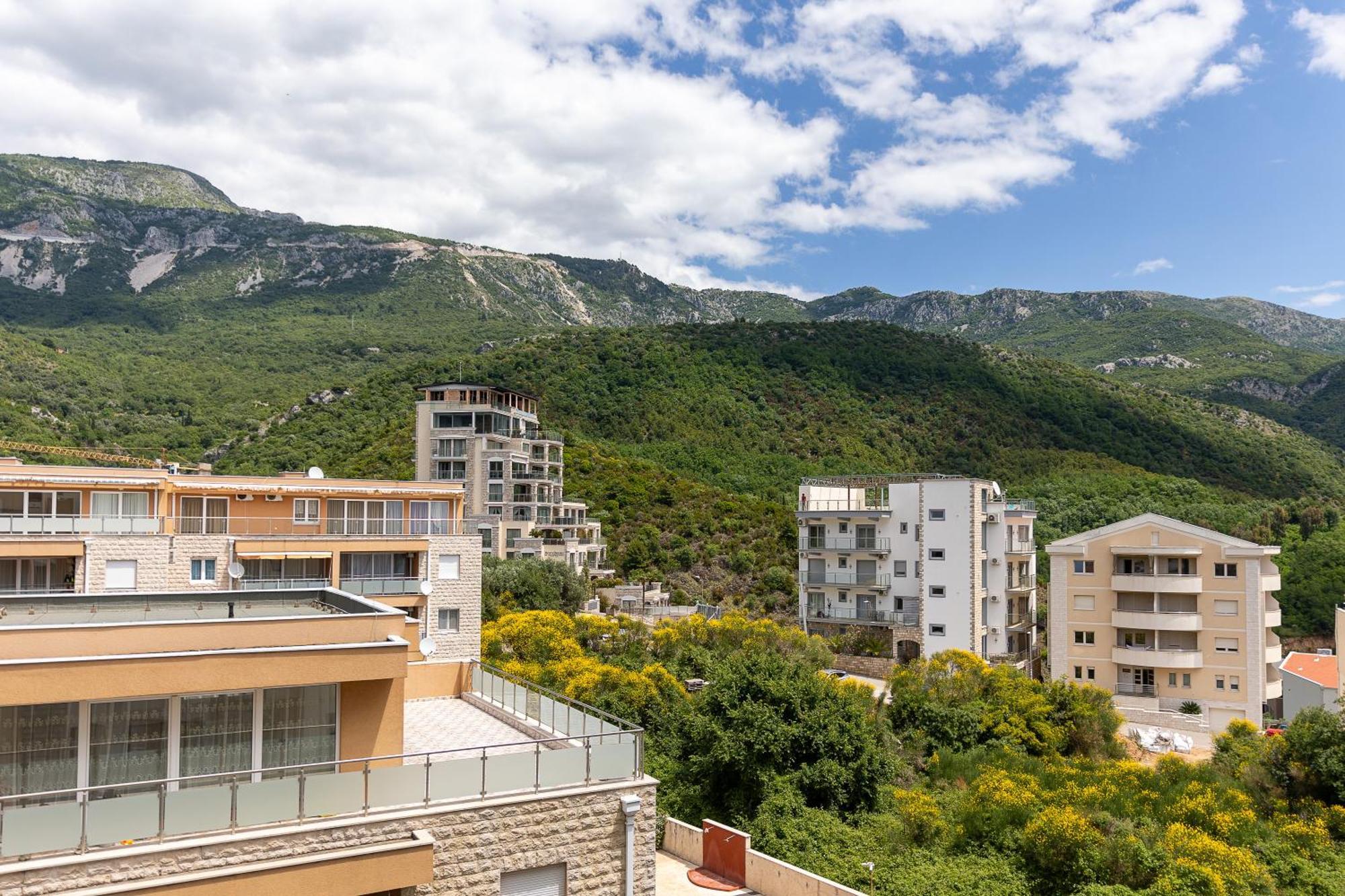 Modern Top Floor Sea View 3Br With Pools, Spa & Fitness Bečići Kültér fotó
