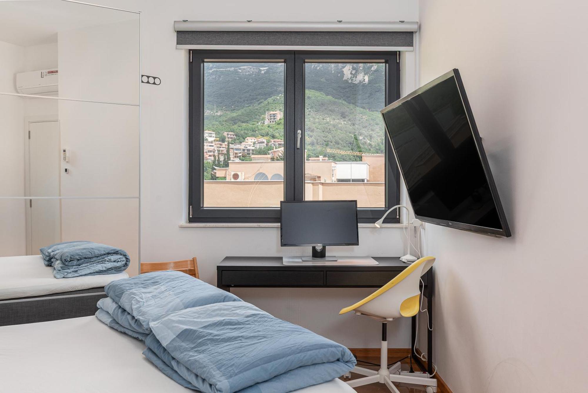 Modern Top Floor Sea View 3Br With Pools, Spa & Fitness Bečići Kültér fotó