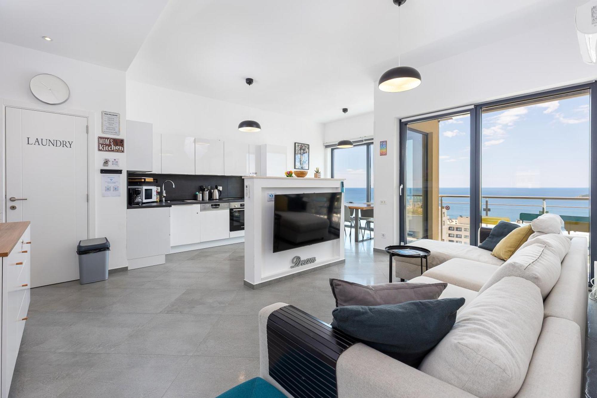 Modern Top Floor Sea View 3Br With Pools, Spa & Fitness Bečići Kültér fotó